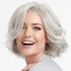 grey synthetic lace front wig, grey wigs, high quality wig, best synthetic wigs, raquel welch wig, ellen wille wigs         , wig expert london, best wigs london